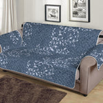 Ivy Flower Denim Jeans Pattern Print Sofa Protector