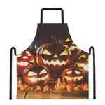 Jack-O'-Lantern Halloween Pumpkin Print Apron