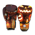 Jack-O'-Lantern Halloween Pumpkin Print Boxing Gloves