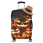 Jack-O'-Lantern Halloween Pumpkin Print Luggage Cover