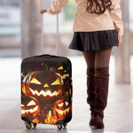 Jack-O'-Lantern Halloween Pumpkin Print Luggage Cover