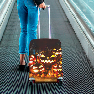 Jack-O'-Lantern Halloween Pumpkin Print Luggage Cover