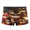 Jack-O'-Lantern Halloween Pumpkin Print Men's Boxer Briefs