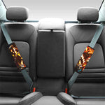 Jack-O'-Lantern Halloween Pumpkin Print Car Seat Belt Covers