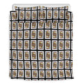 Jack Of Clubs Playing Card Pattern Print Duvet Cover Bedding Set