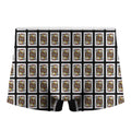 Jack Of Clubs Playing Card Pattern Print Men's Boxer Briefs