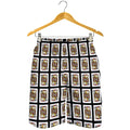 Jack Of Clubs Playing Card Pattern Print Men's Shorts
