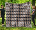 Jack Of Clubs Playing Card Pattern Print Quilt