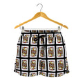 Jack Of Clubs Playing Card Pattern Print Women's Shorts