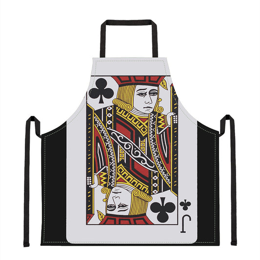 Jack Of Clubs Playing Card Print Apron