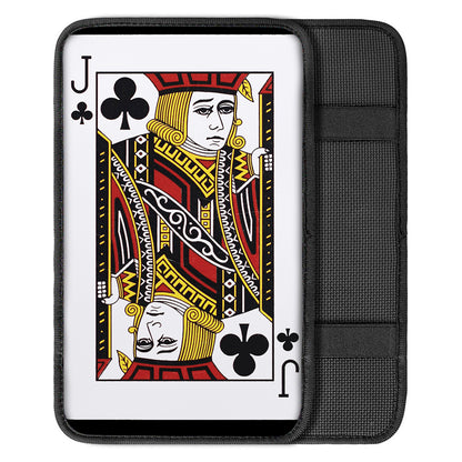 Jack Of Clubs Playing Card Print Car Center Console Cover