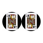 Jack Of Clubs Playing Card Print Car Coasters