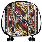 Jack Of Clubs Playing Card Print Car Headrest Covers