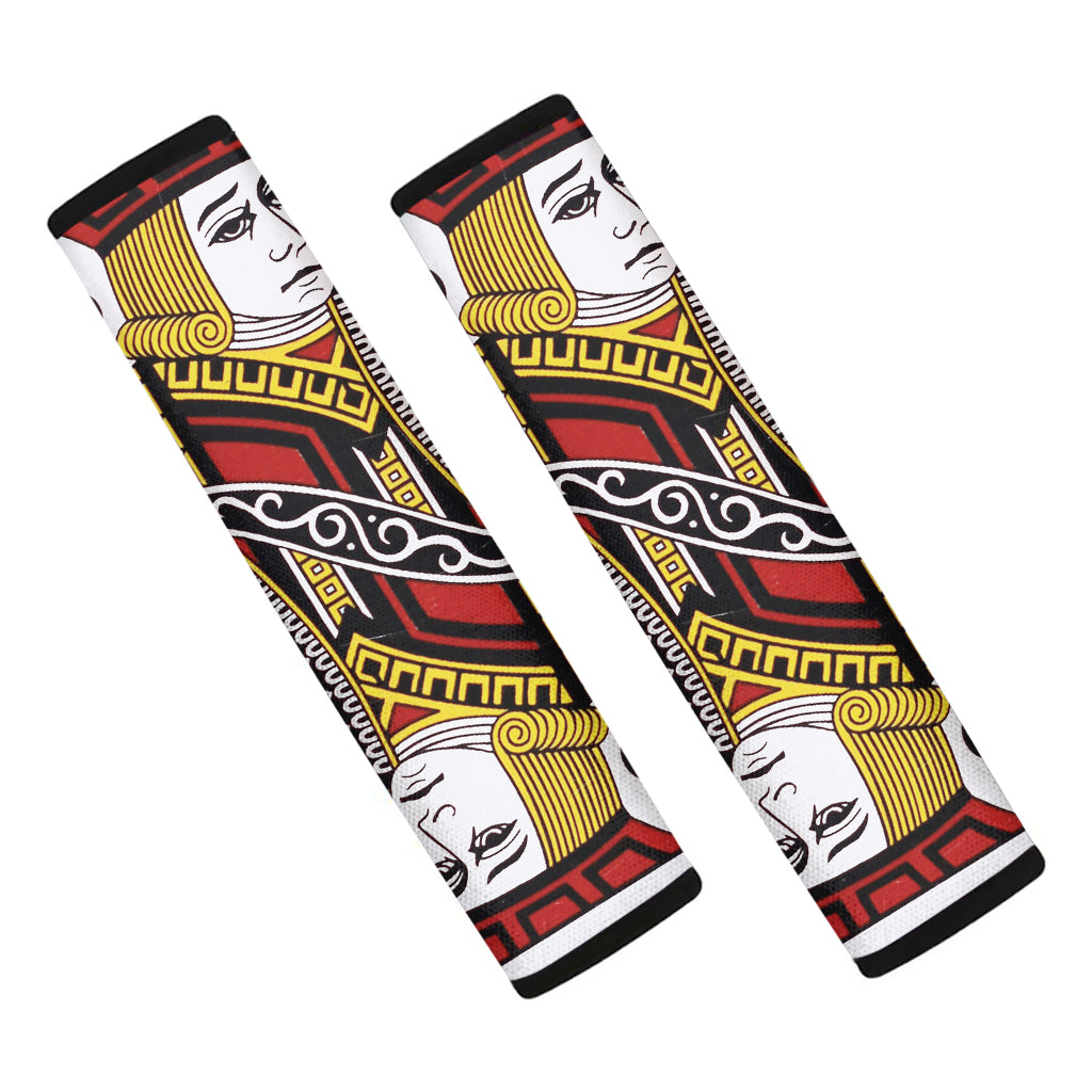 Jack Of Clubs Playing Card Print Car Seat Belt Covers