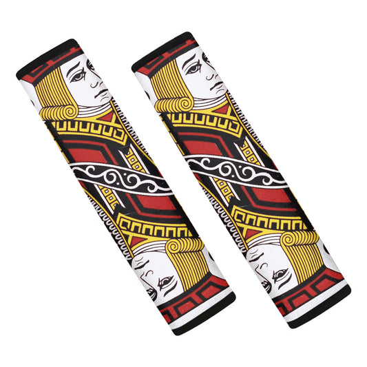 Jack Of Clubs Playing Card Print Car Seat Belt Covers