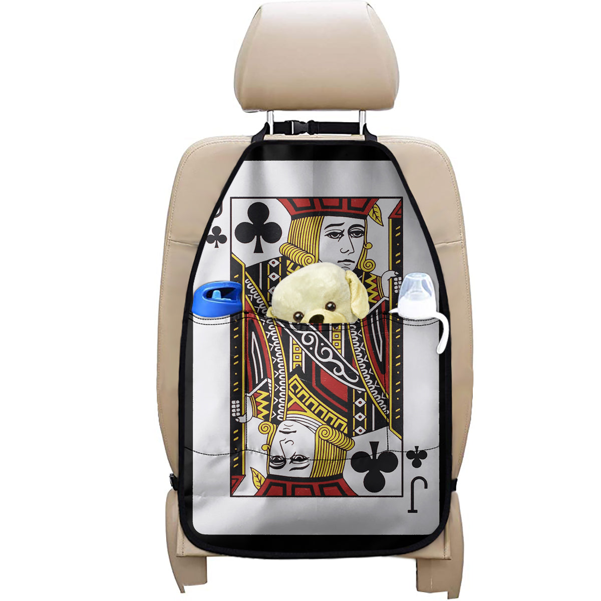 Jack Of Clubs Playing Card Print Car Seat Organizers