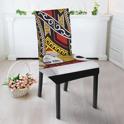 Jack Of Clubs Playing Card Print Dining Chair Slipcover