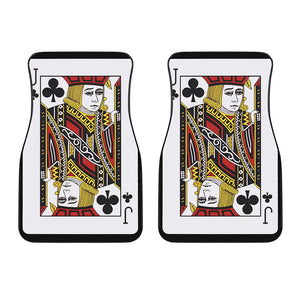 Jack Of Clubs Playing Card Print Front Car Floor Mats