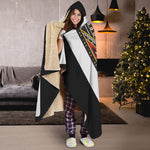 Jack Of Clubs Playing Card Print Hooded Blanket