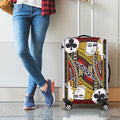 Jack Of Clubs Playing Card Print Luggage Cover