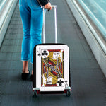 Jack Of Clubs Playing Card Print Luggage Cover