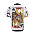 Jack Of Clubs Playing Card Print Men's Baseball Jersey