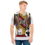 Jack Of Clubs Playing Card Print Men's T-Shirt