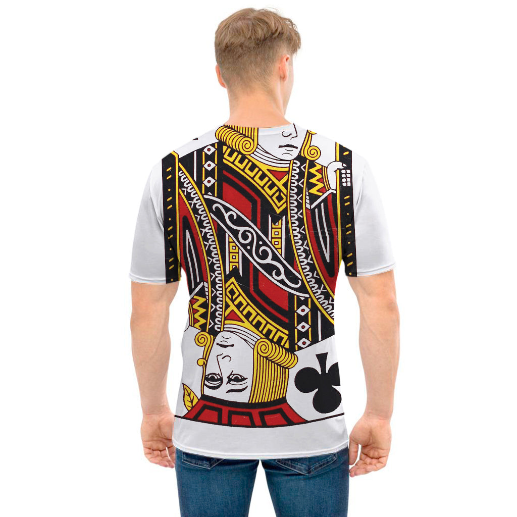 Jack Of Clubs Playing Card Print Men's T-Shirt