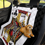 Jack Of Clubs Playing Card Print Pet Car Back Seat Cover