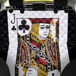 Jack Of Clubs Playing Card Print Pet Car Back Seat Cover