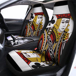 Jack Of Clubs Playing Card Print Universal Fit Car Seat Covers