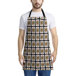 Jack Of Diamonds Playing Card Pattern Print Apron