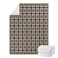Jack Of Diamonds Pattern Print Blanket