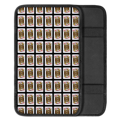 Jack Of Diamonds Playing Card Pattern Print Car Center Console Cover