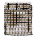 Jack Of Diamonds Pattern Print Duvet Cover Bedding Set