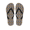 Jack Of Diamonds Pattern Print Flip Flops
