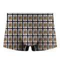 Jack Of Diamonds Pattern Print Men's Boxer Briefs