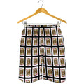 Jack Of Diamonds Pattern Print Men's Shorts