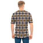 Jack Of Diamonds Playing Card Pattern Print Men's T-Shirt