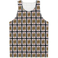 Jack Of Diamonds Pattern Print Men's Tank Top