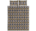 Jack Of Diamonds Playing Card Pattern Print Quilt Bed Set