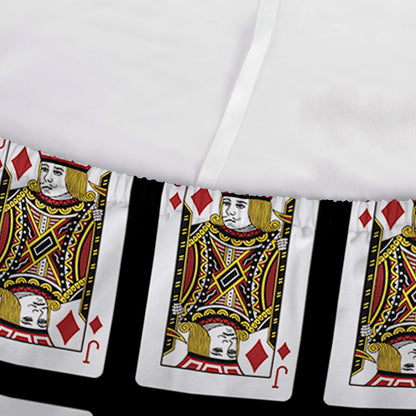 Jack Of Diamonds Playing Card Pattern Print Sofa Cover