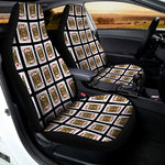 Jack Of Diamonds Playing Card Pattern Print Universal Fit Car Seat Covers