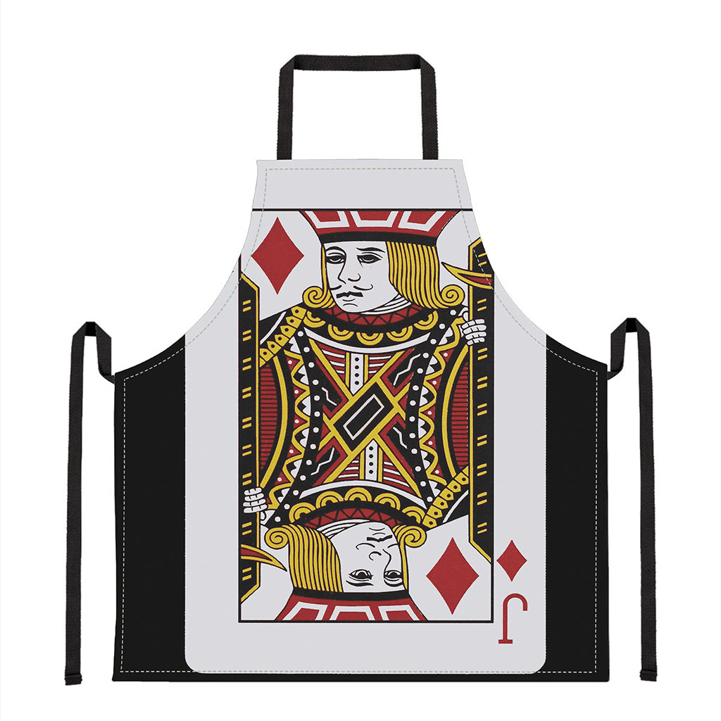 Jack Of Diamonds Playing Card Print Apron