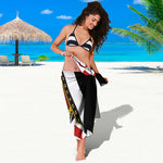 Jack Of Diamonds Playing Card Print Beach Sarong Wrap