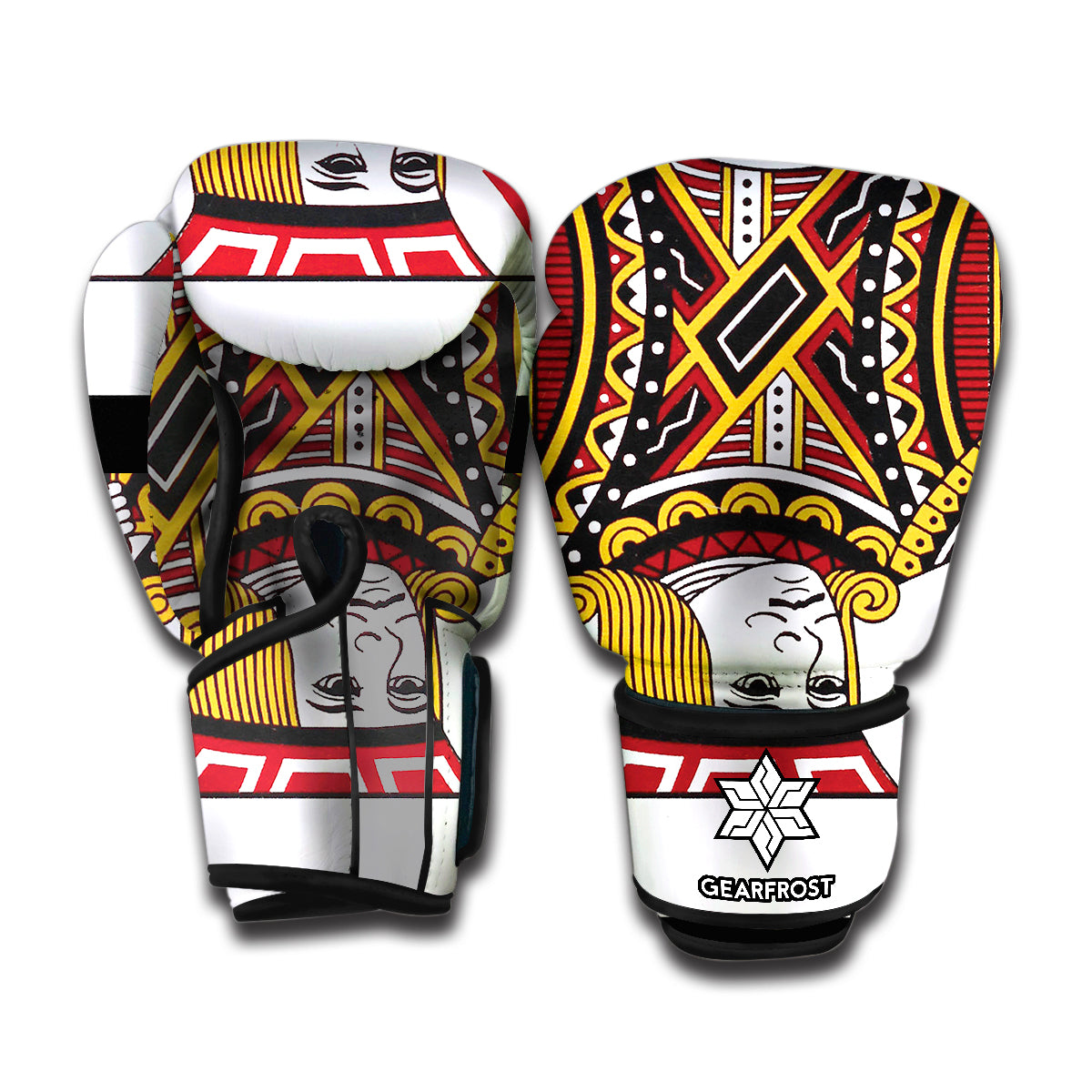Jack Of Diamonds Playing Card Print Boxing Gloves