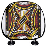 Jack Of Diamonds Playing Card Print Car Headrest Covers