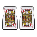 Jack Of Diamonds Playing Card Print Front Car Floor Mats