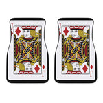 Jack Of Diamonds Playing Card Print Front Car Floor Mats