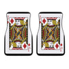 Jack Of Diamonds Playing Card Print Front Car Floor Mats